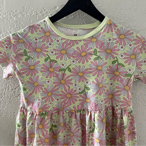 H&M Daisy Print Dress in Pastel Shades Size‎ 6X/7 - Picture 3 of 6